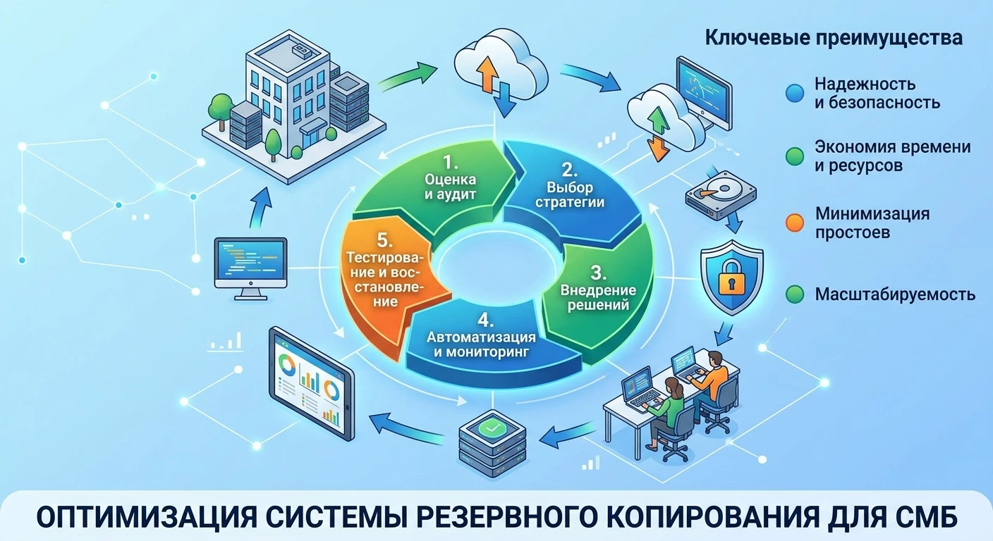Оптимизация системы резервного копирования для малого и среднего бизнеса